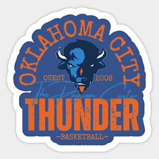 okc thunder Sticker